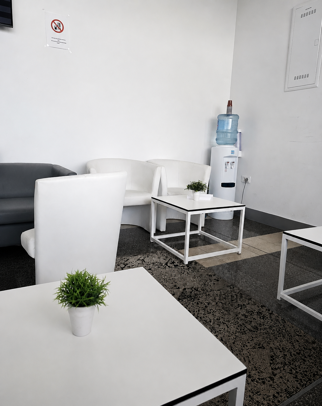The musical journey began in a room that felt more like an organised pantry than an exclusive lounge.
