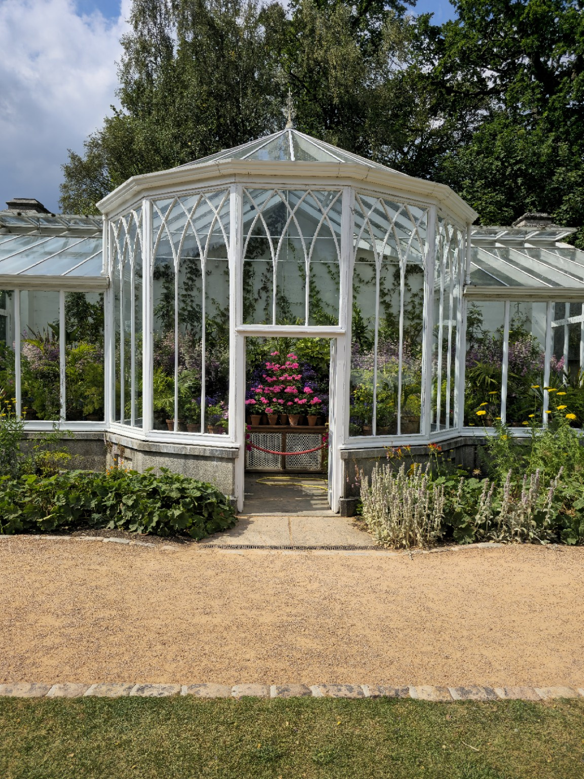 One of Balmoral’s glasshouses.