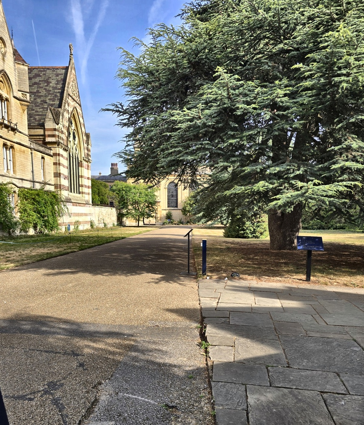 Trinity College, the guide’s home ground—and therefore the only sensible place from which to explain Oxford’s rivalries.