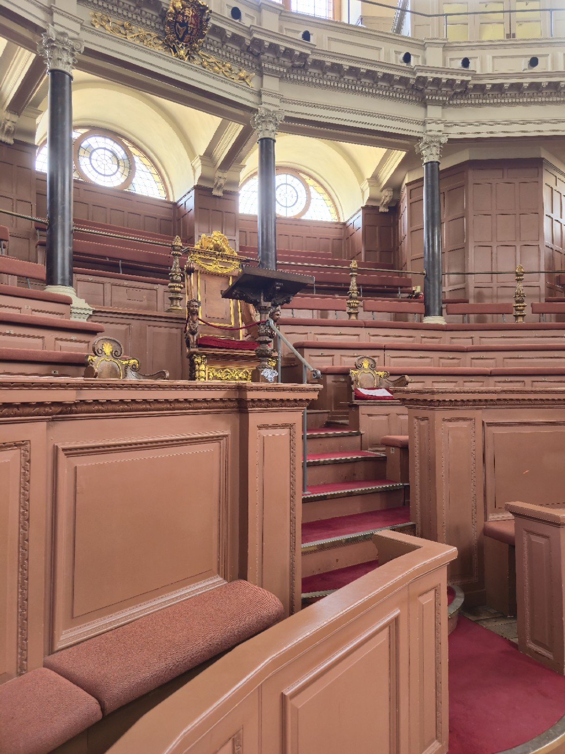 Inside the Sheldonian, where Oxford turns ceremony into architecture—and expects graduates to recognise their cues in Latin.