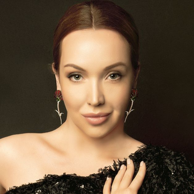 Vasilisa Berzhanskaya, whose dark, mezzo-coloured instrument eventually brought me to Verona for her first Violetta. Photo: Lena Fainberg / Fondazione Arena di Verona.