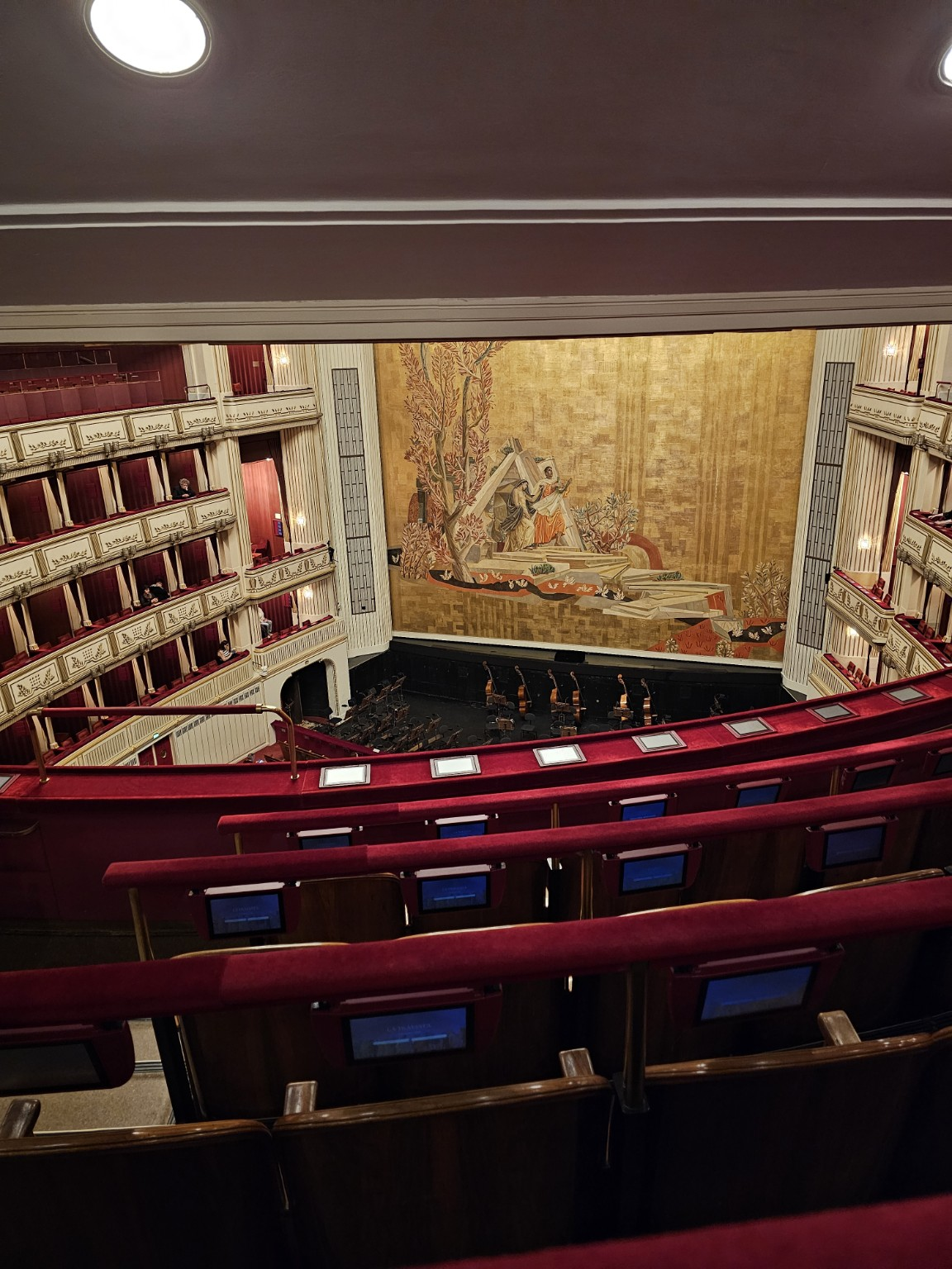 Vienna from the fifth balcony row: acoustically respectable, visually comprehensive and financially instructive.