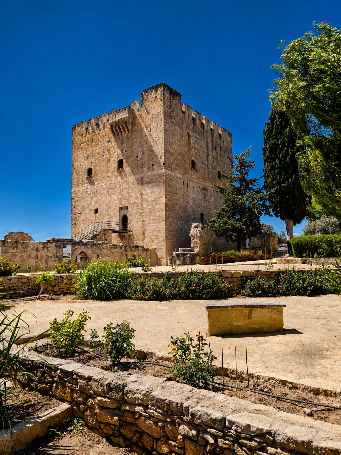 Kolossi Castle: compact, severe and once at the centre of the estates that produced Commandaria.