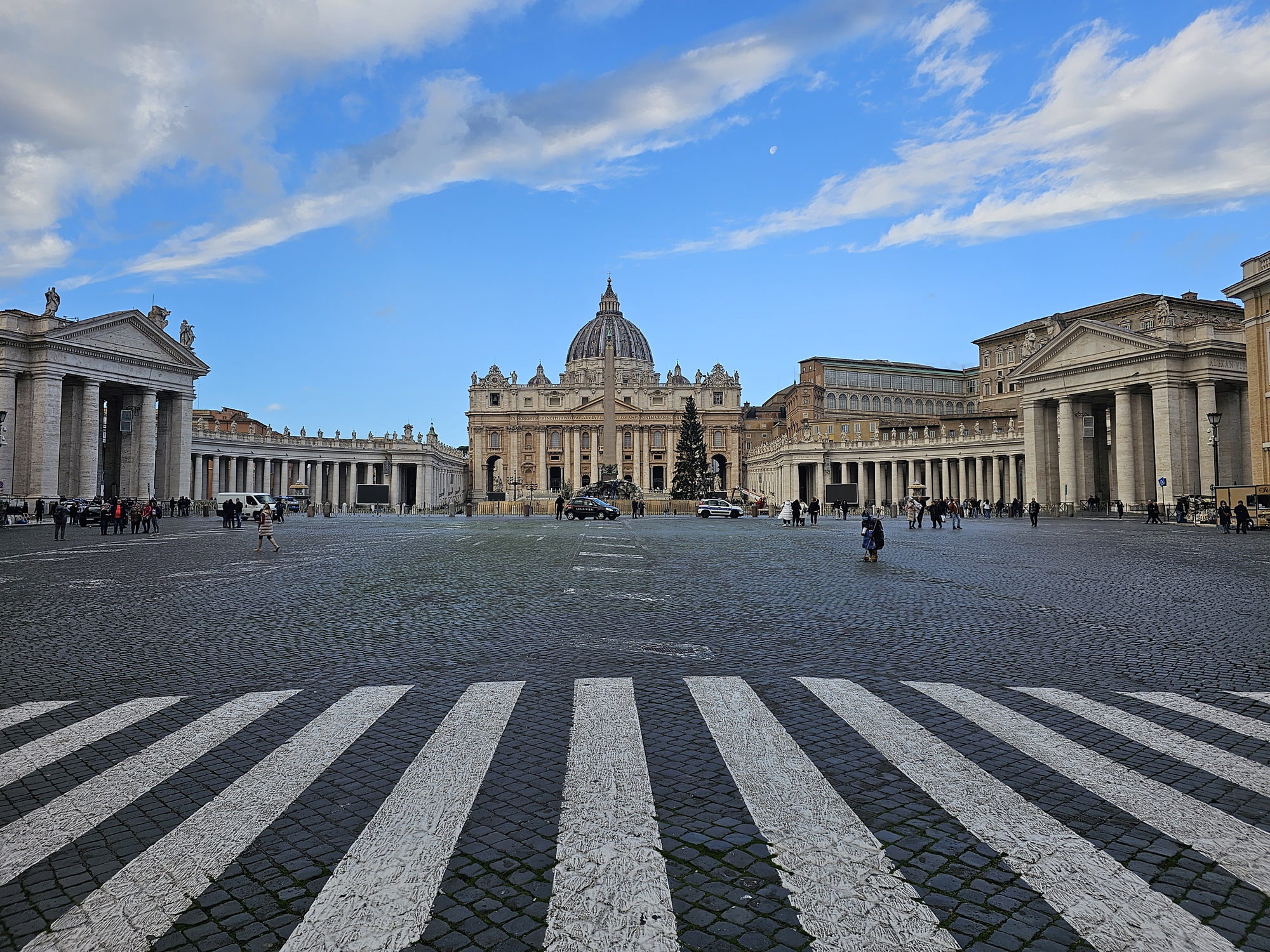 The familiar public face of the Vatican, before entering the world behind it.