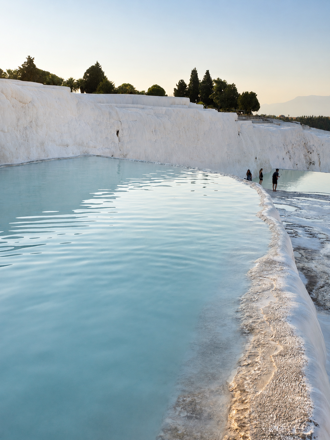 The Pamukkale I initially mistook for a preliminary section while waiting for the “real” terraces to appear.