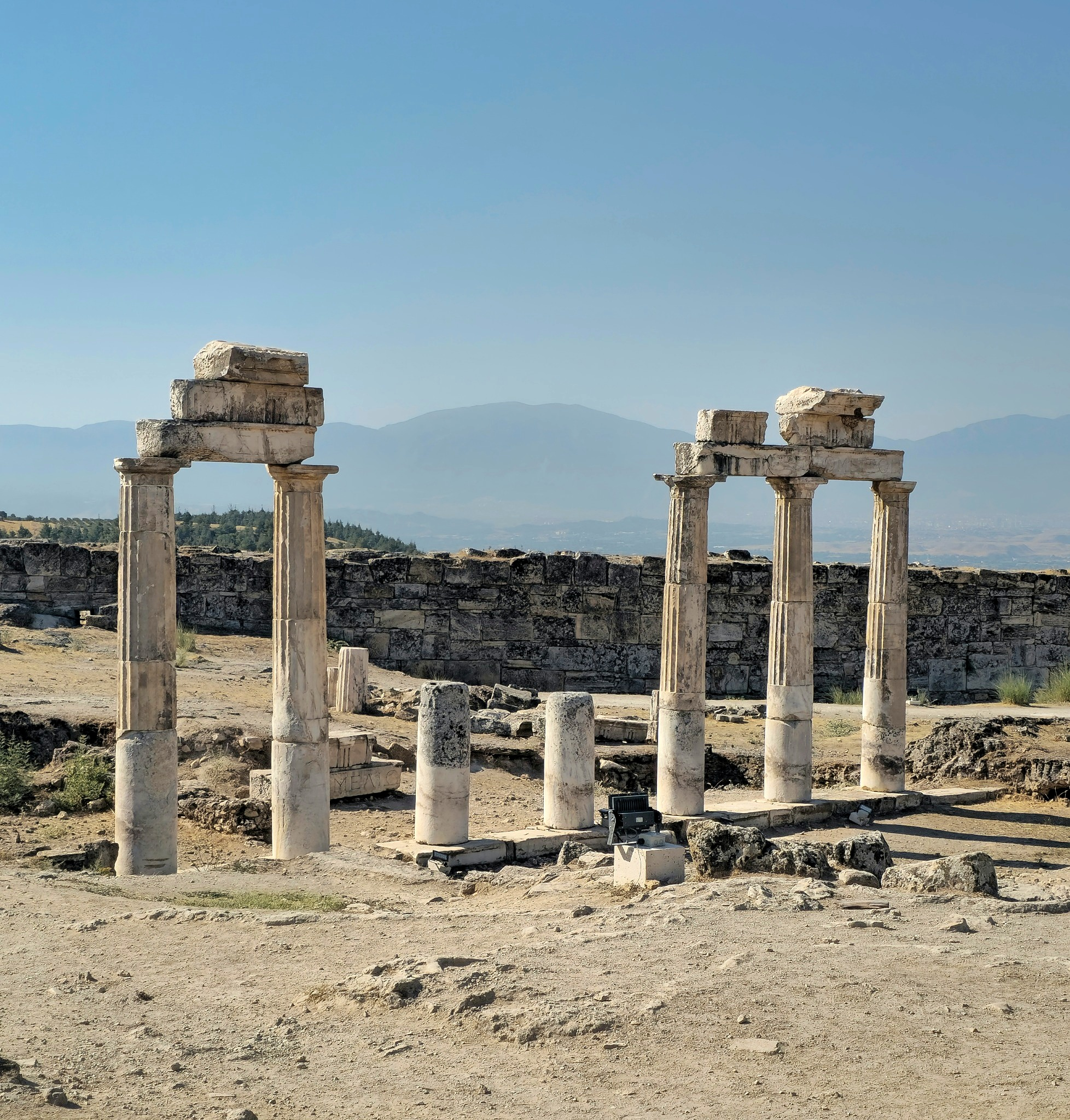 Hierapolis above the travertines — historically important enough to be a destination in its own right, but for me still the bonus attached to Pamukkale.