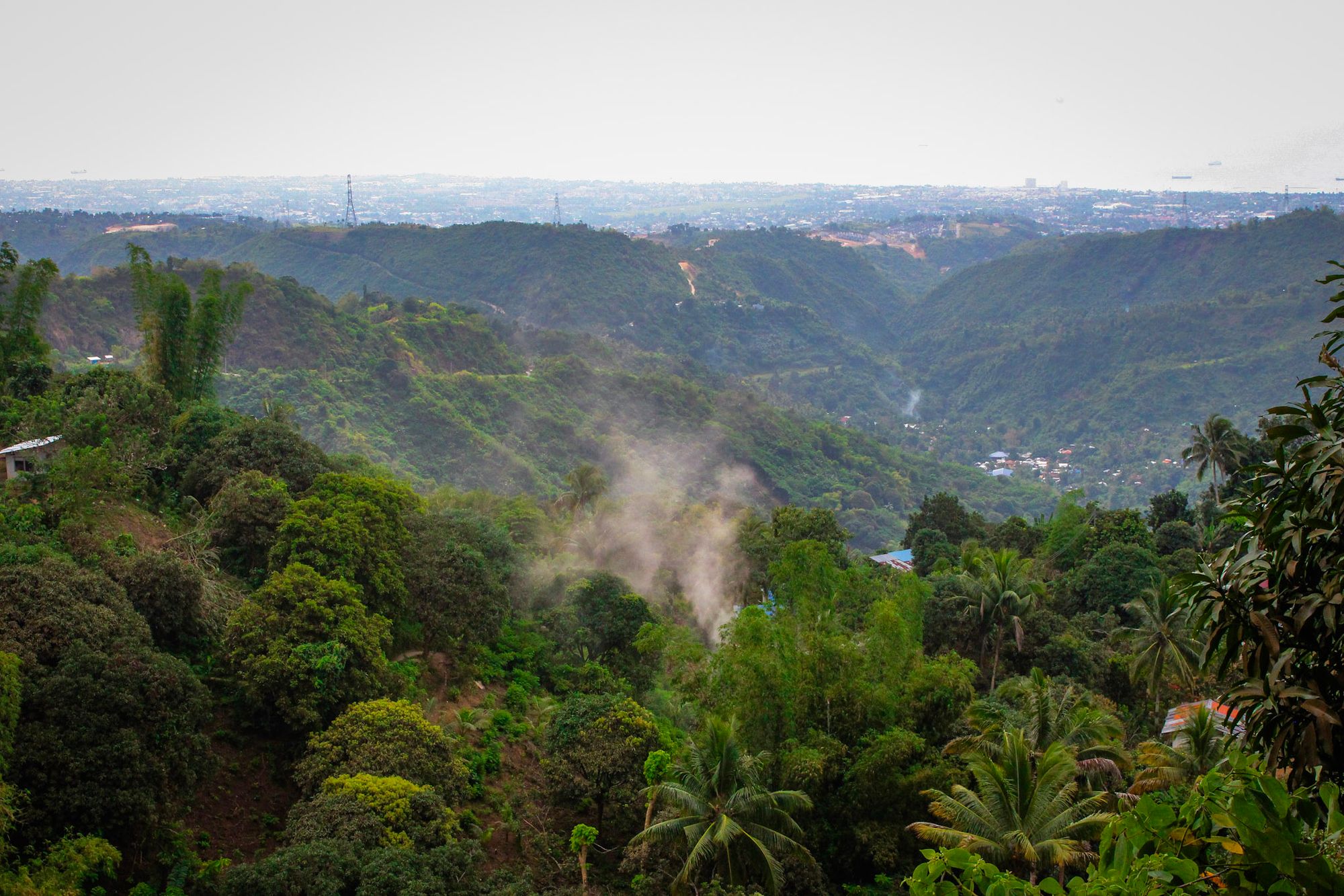 A view of Cebu City, Talisay City and Minglanilla from Above