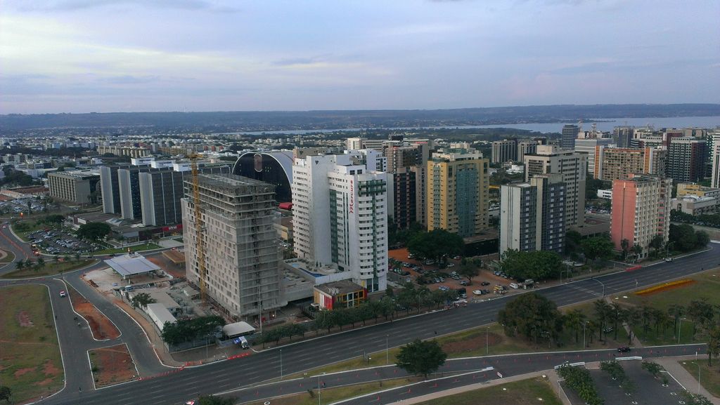 Left view from the Brasilia TV tower - Photo taken by myself.