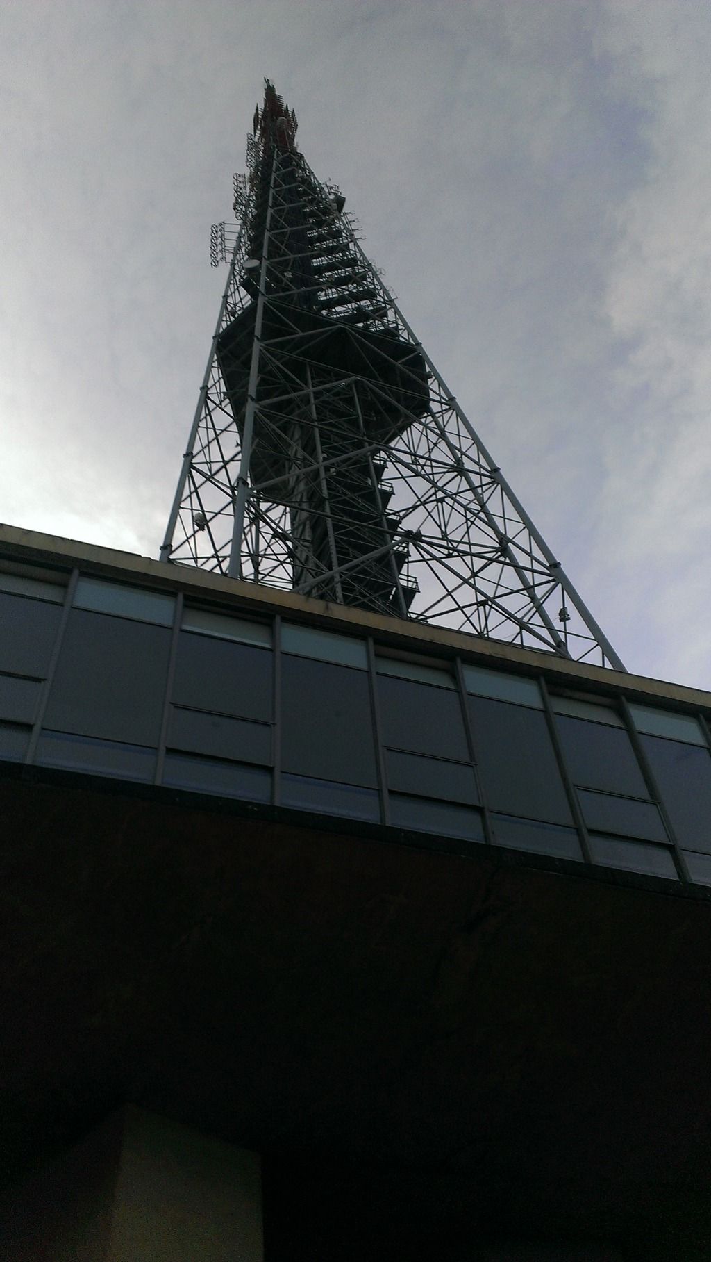 Angular view of the Brasilia TV tower - Photo taken by myself.