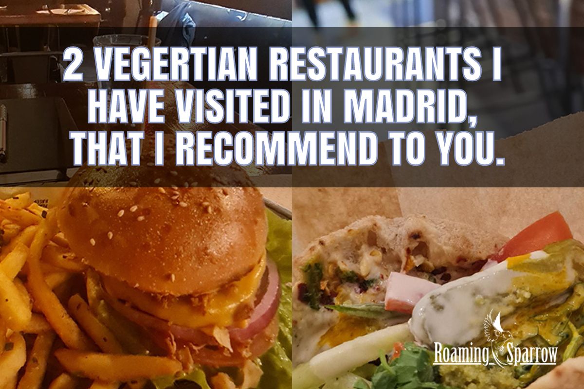2 Vegertian restaurants I have visited in Madrid, that I recommend to you.
