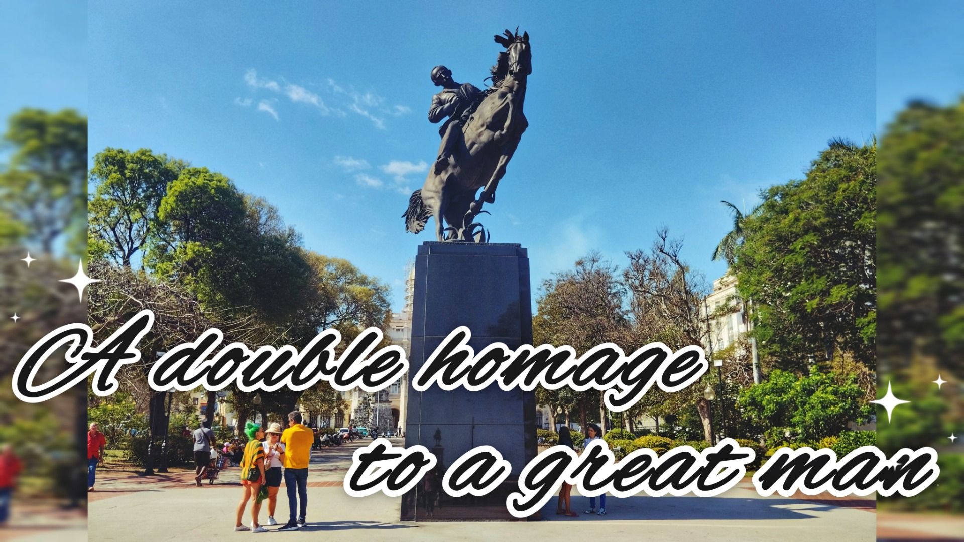 A double homage to a great man 