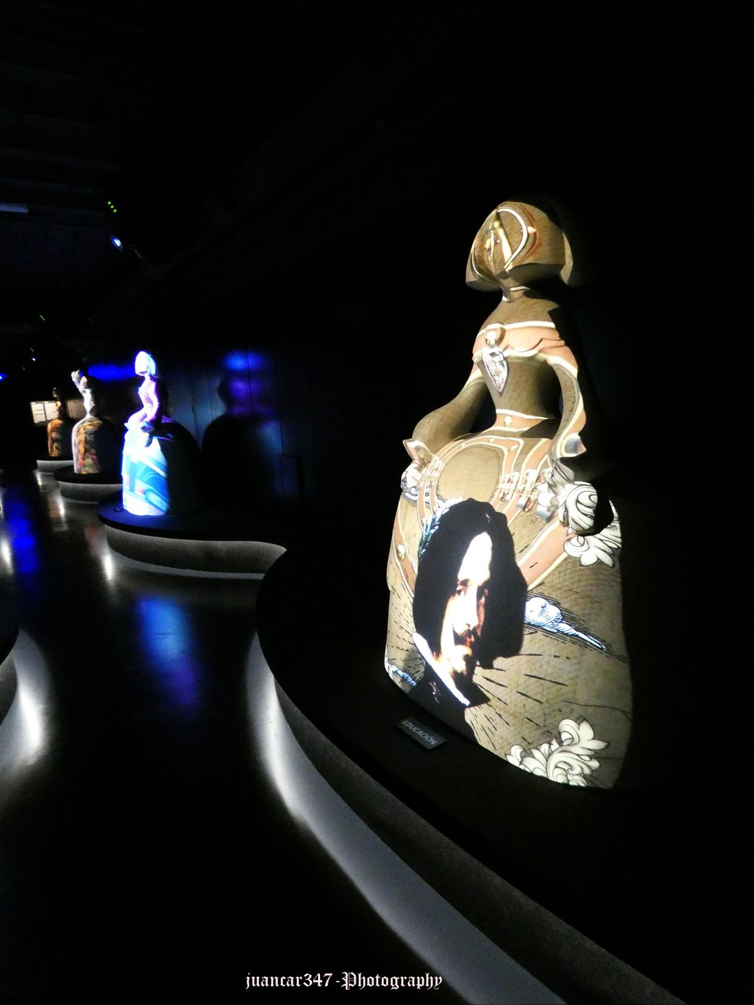 A virtual walk through the past, the present and the future