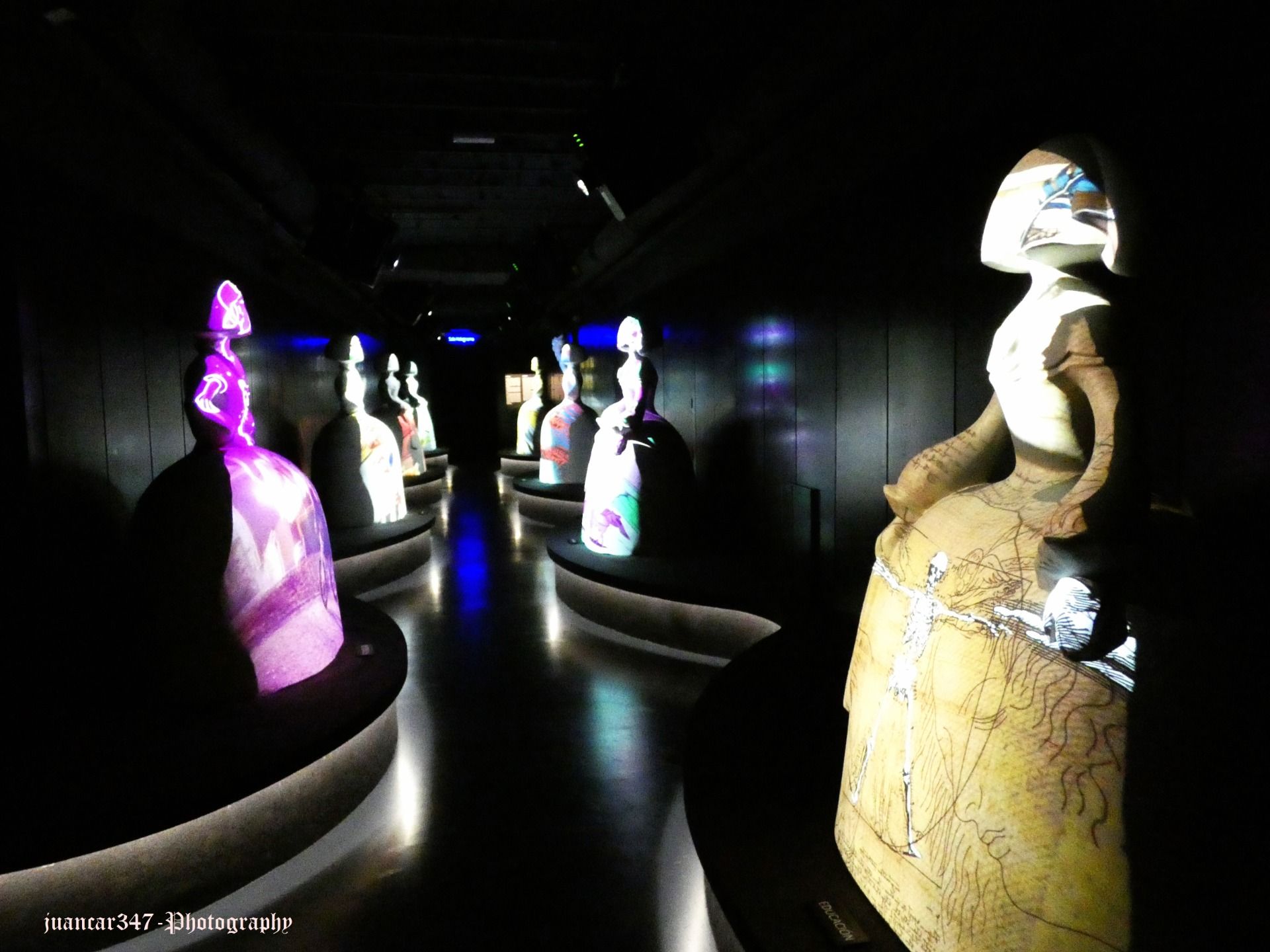 The interactive show begins