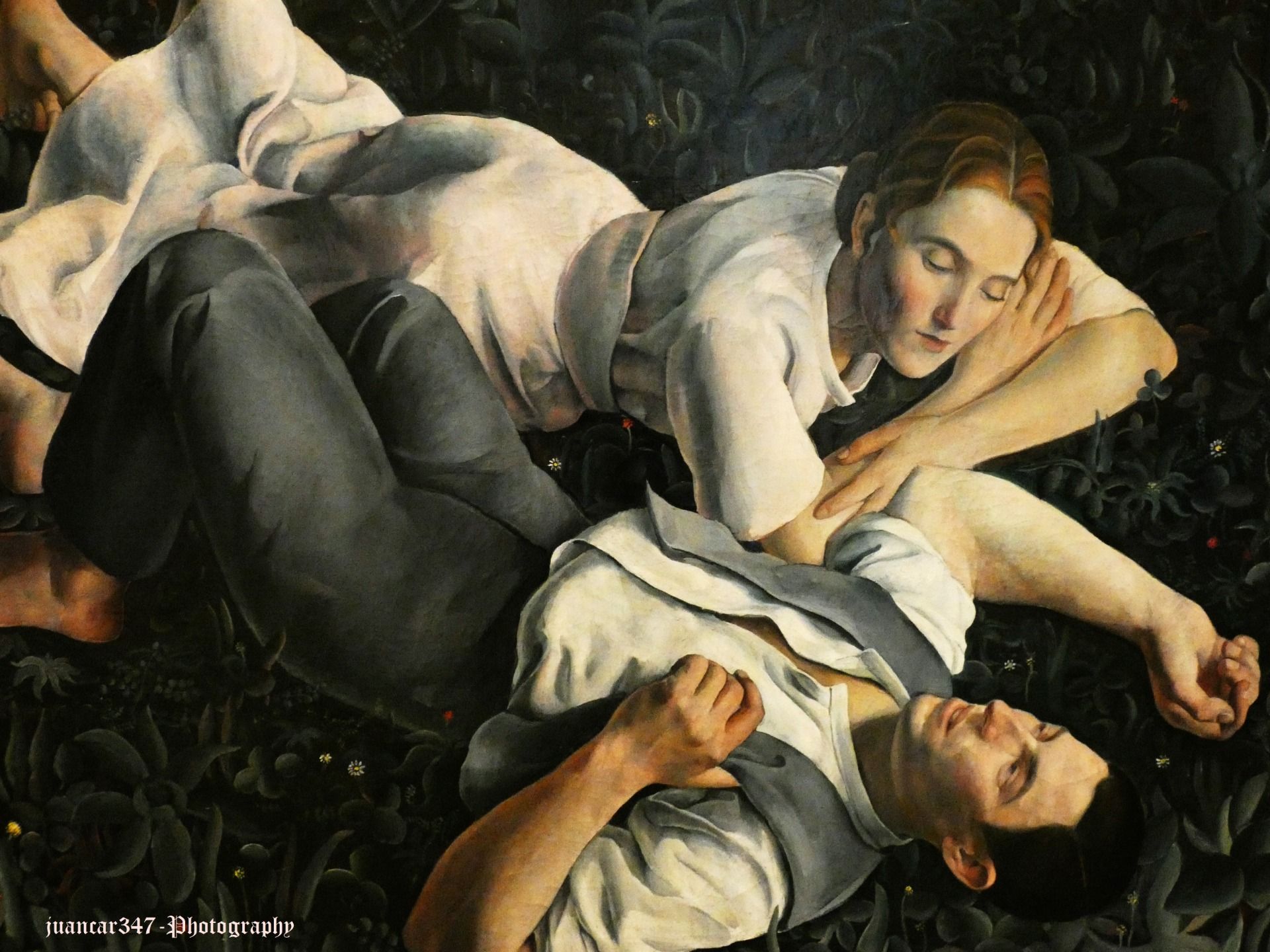 Rosario de Velasco: ’Adam and Eve’, oil on canvas, 1932