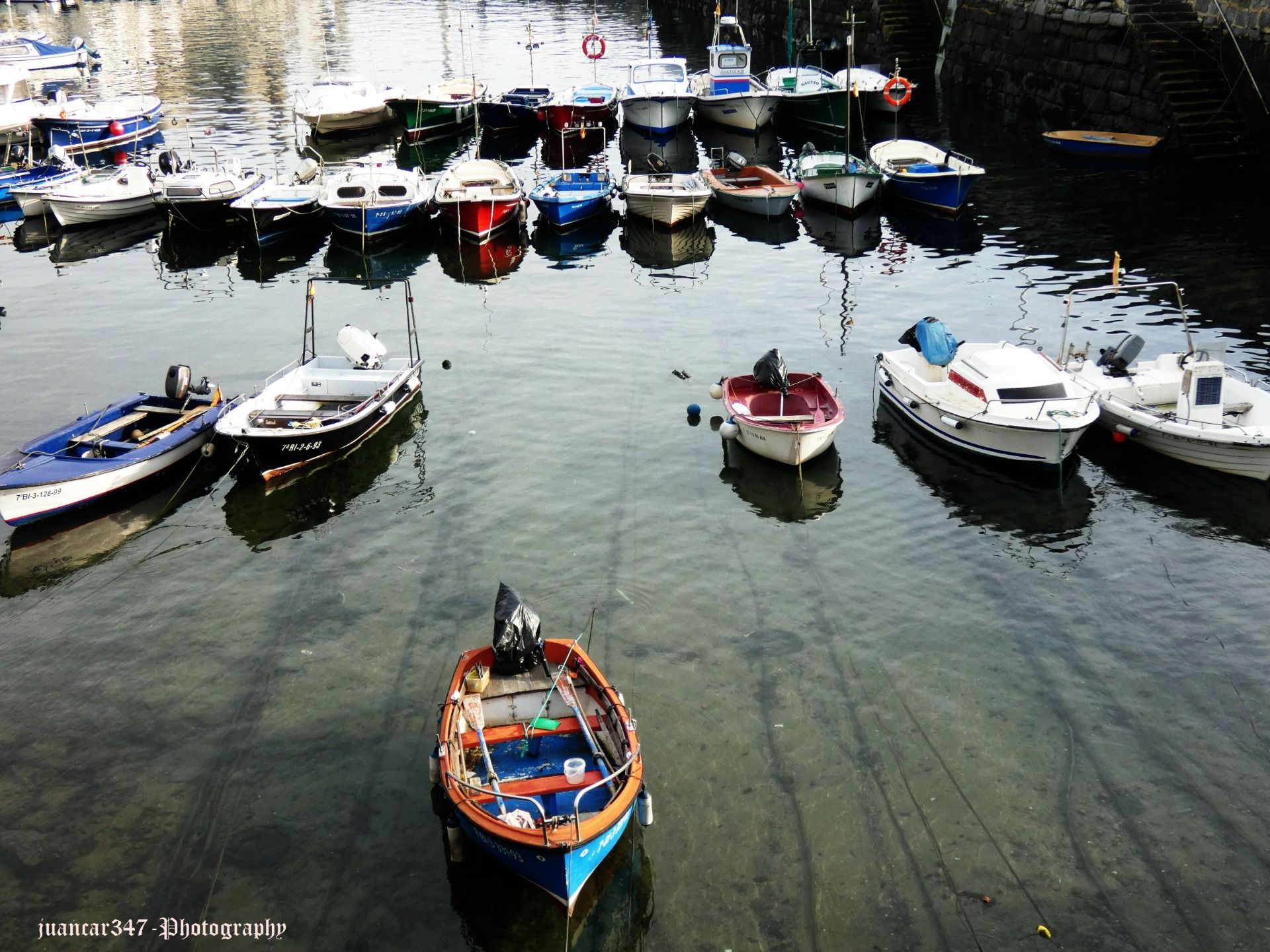 Panoramic of the port of Castro Urdiales