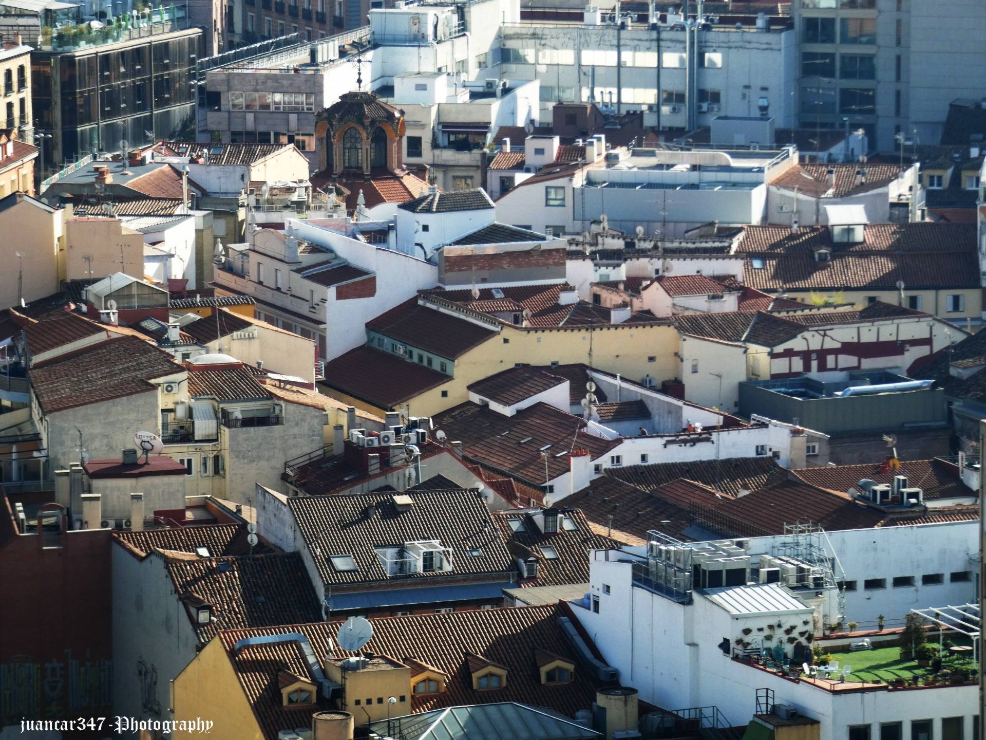 Madrid roofs