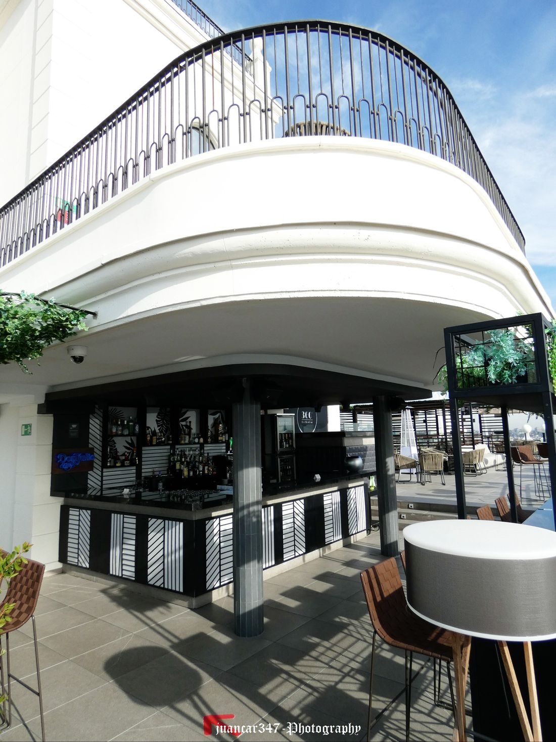 One of the stylish terrace bars