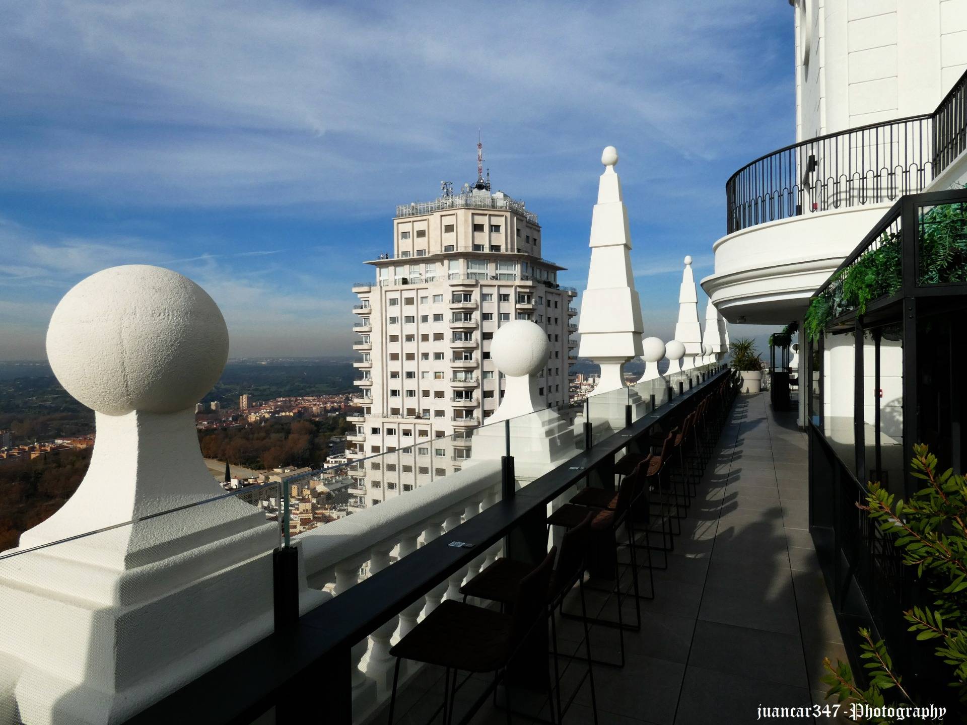 Madrid from the air: the terrace of the Hotel Ríu-Plaza de España -  TravelFeed
