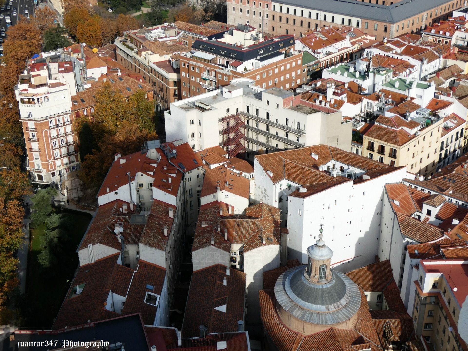 Madrid roofs