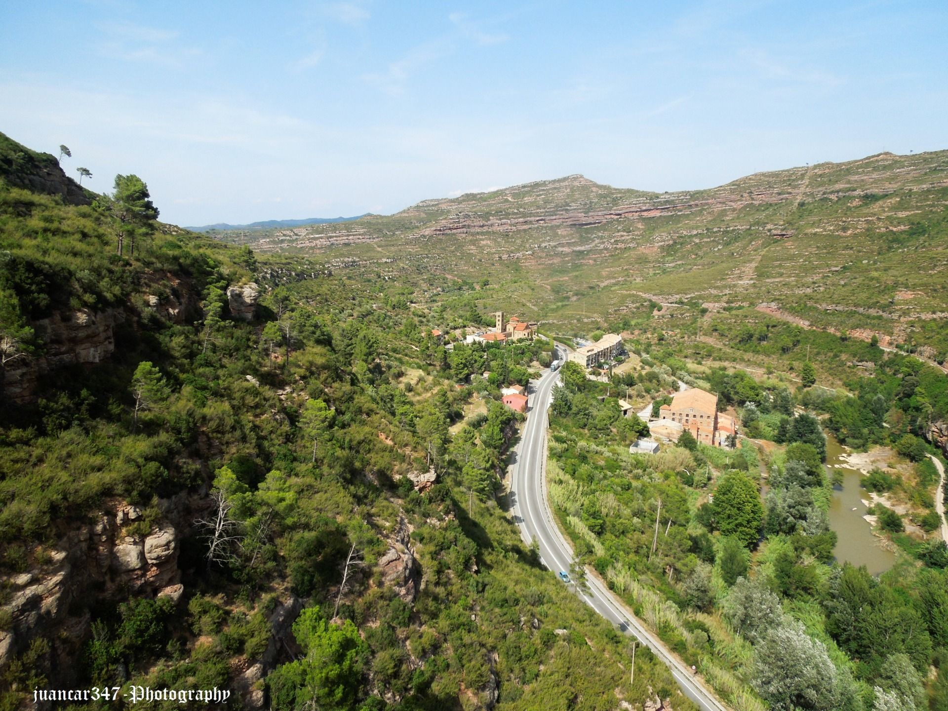 Vista general desde el Santuario de Montserrat