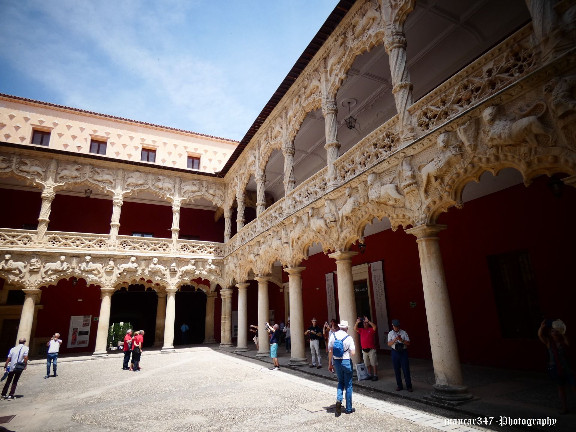 Patio de los Leones (Lions Courtyard), panoramic