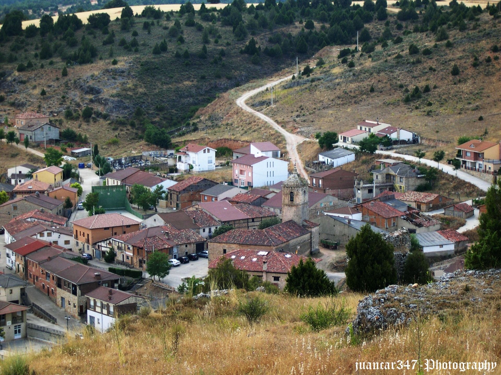 Panorámica del pueblo de Ucero