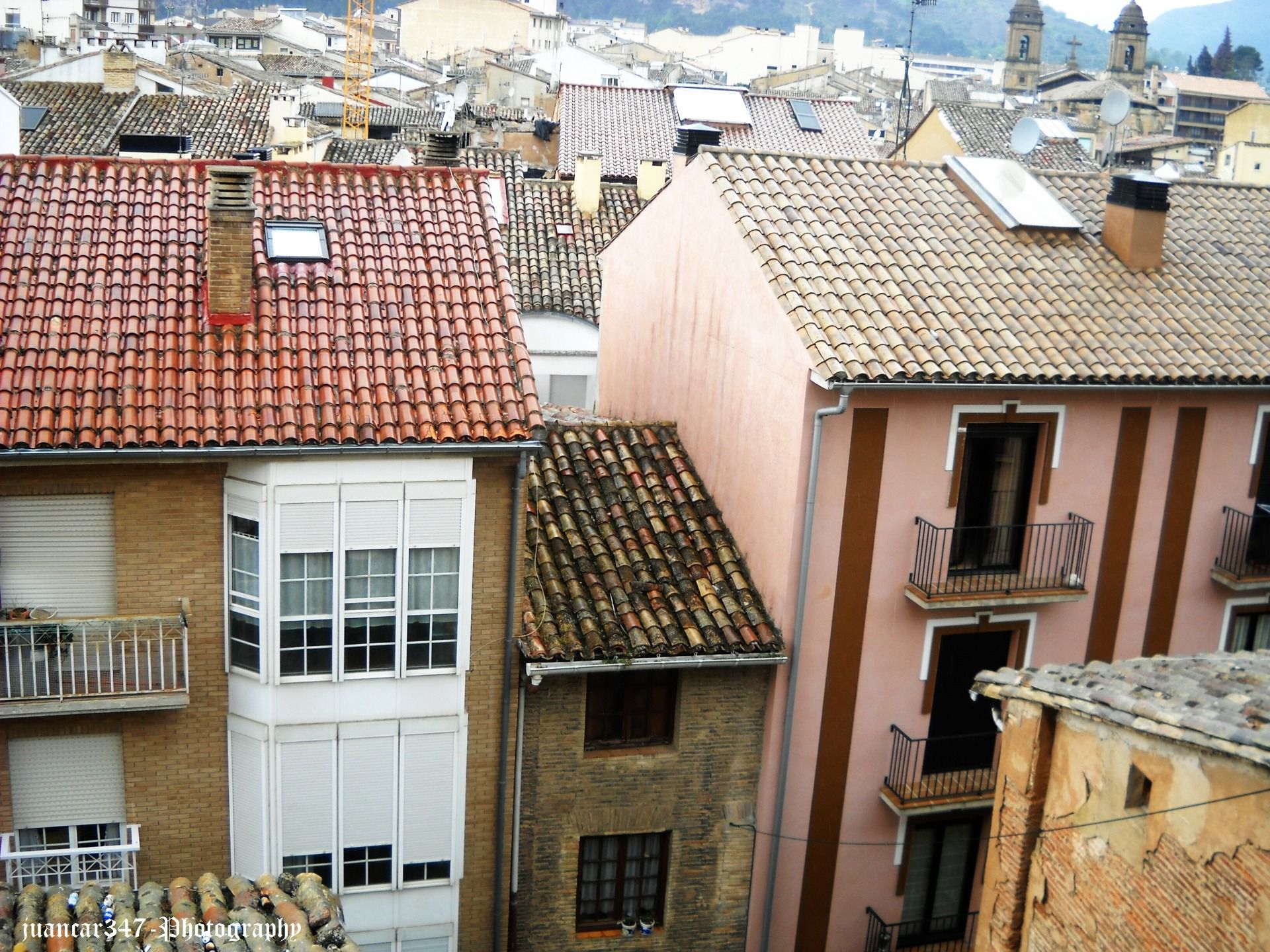 Another panoramic view of the Old Town of Estella