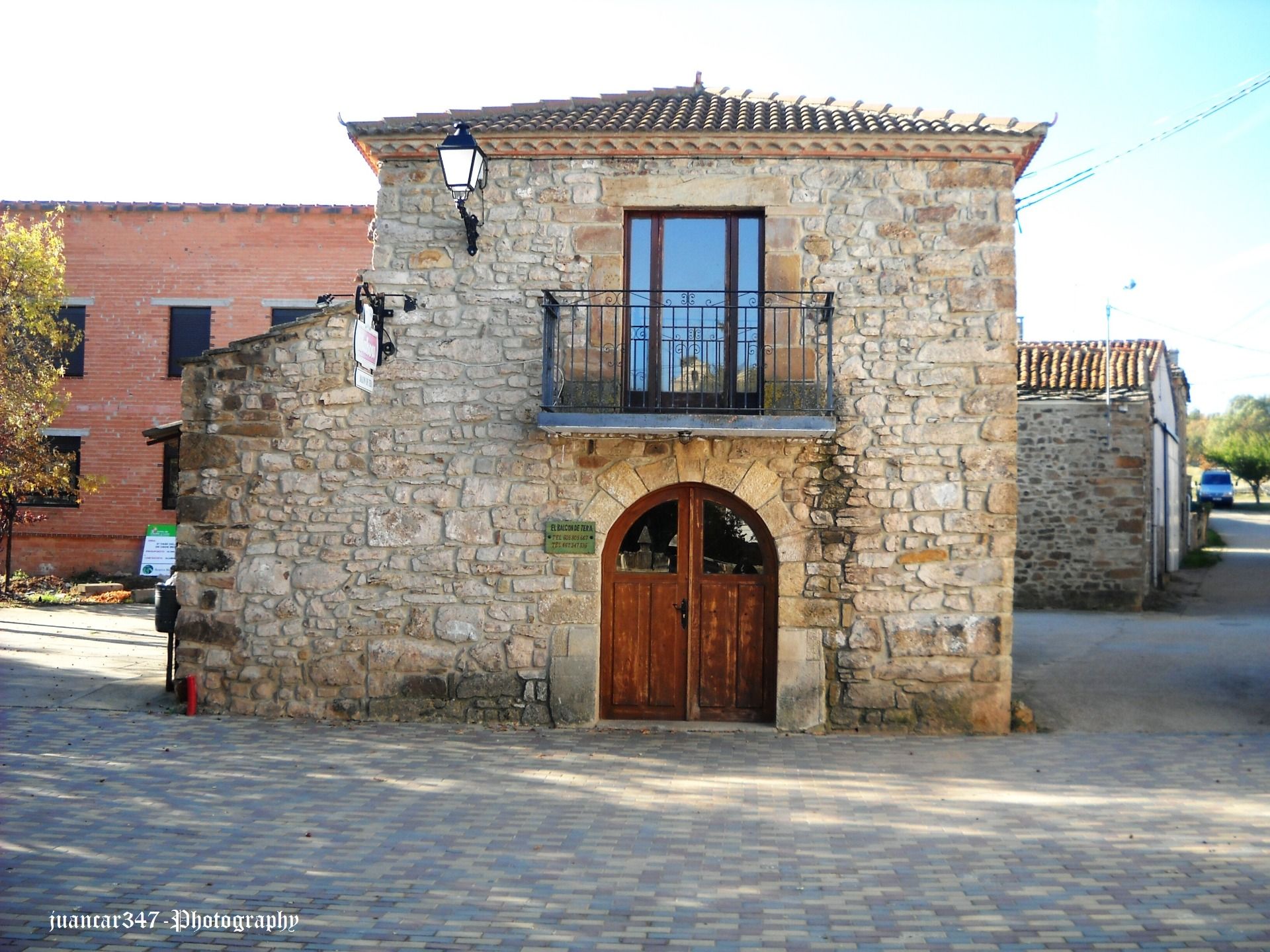 Old palace converted into a bar-restaurant