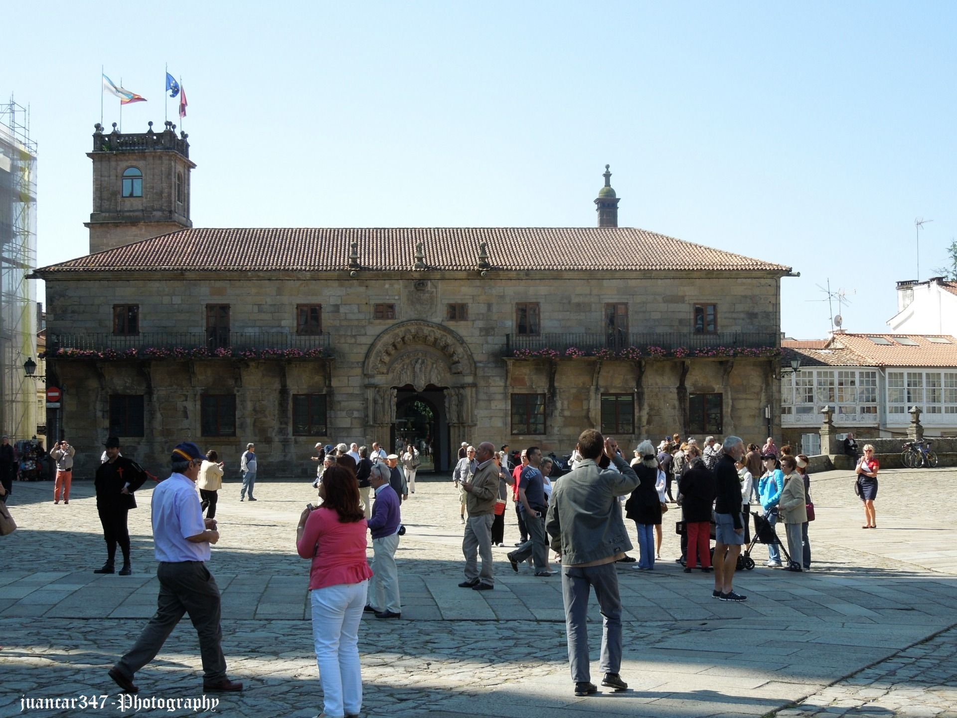 Panoramic of the Obradoiro’s Place