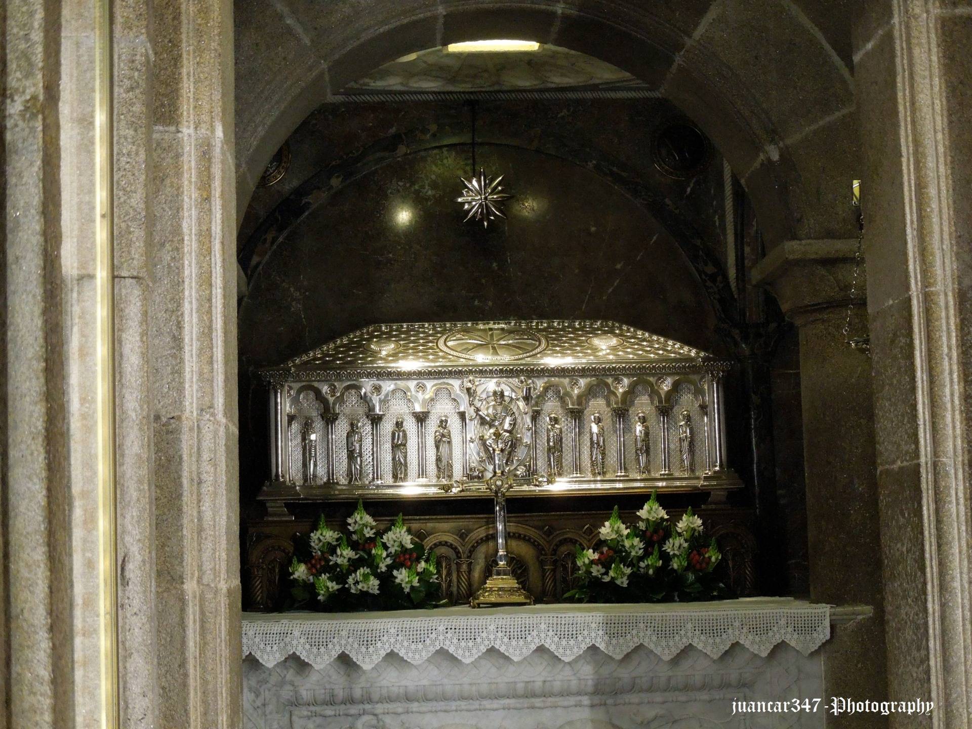 The ark with the supposed relics of Saint James the Greater