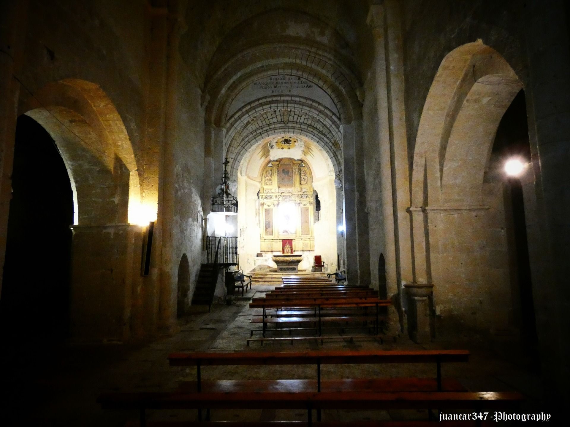Interior of the church nave