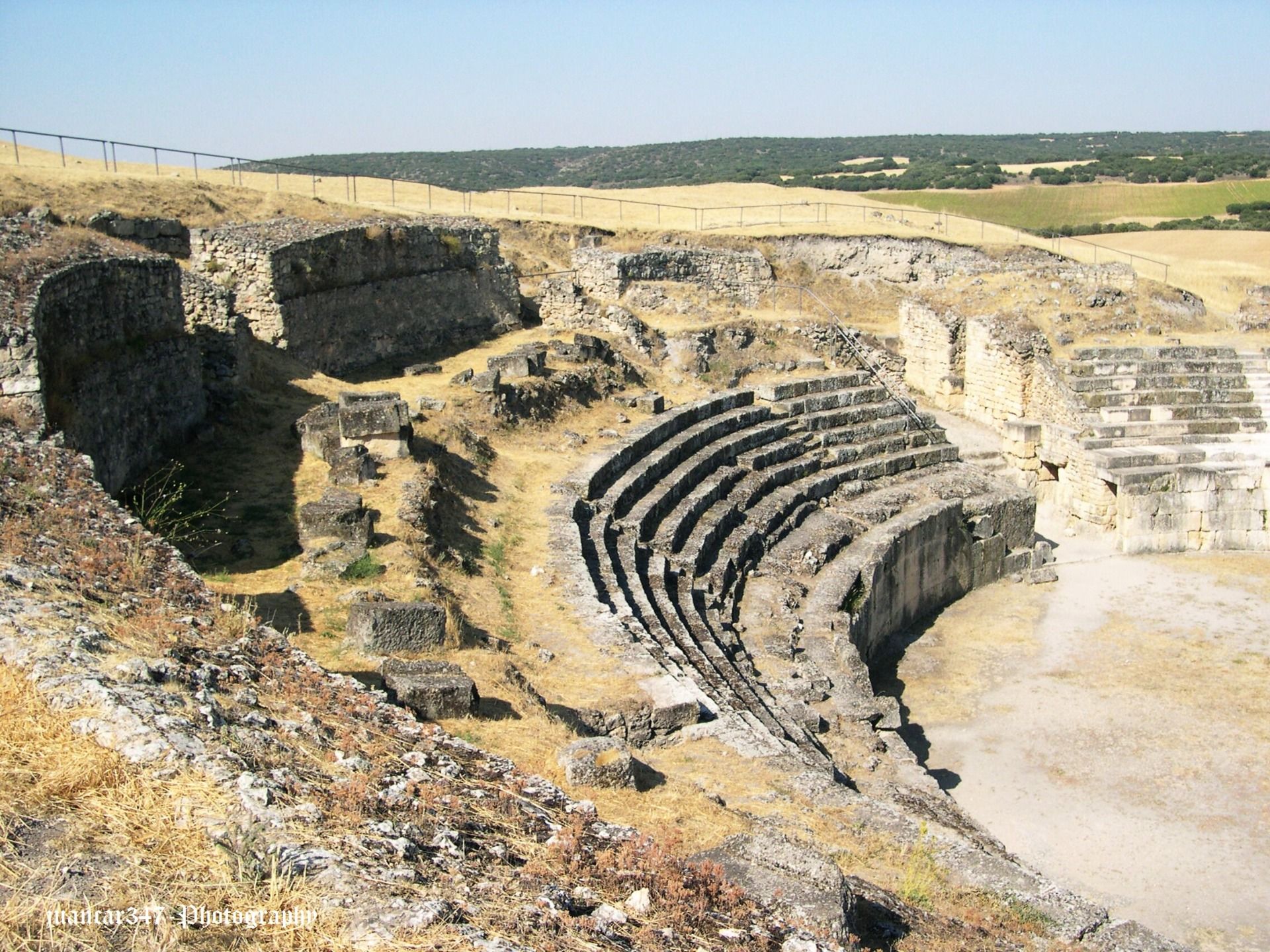 Panoramic view of the Circus stands