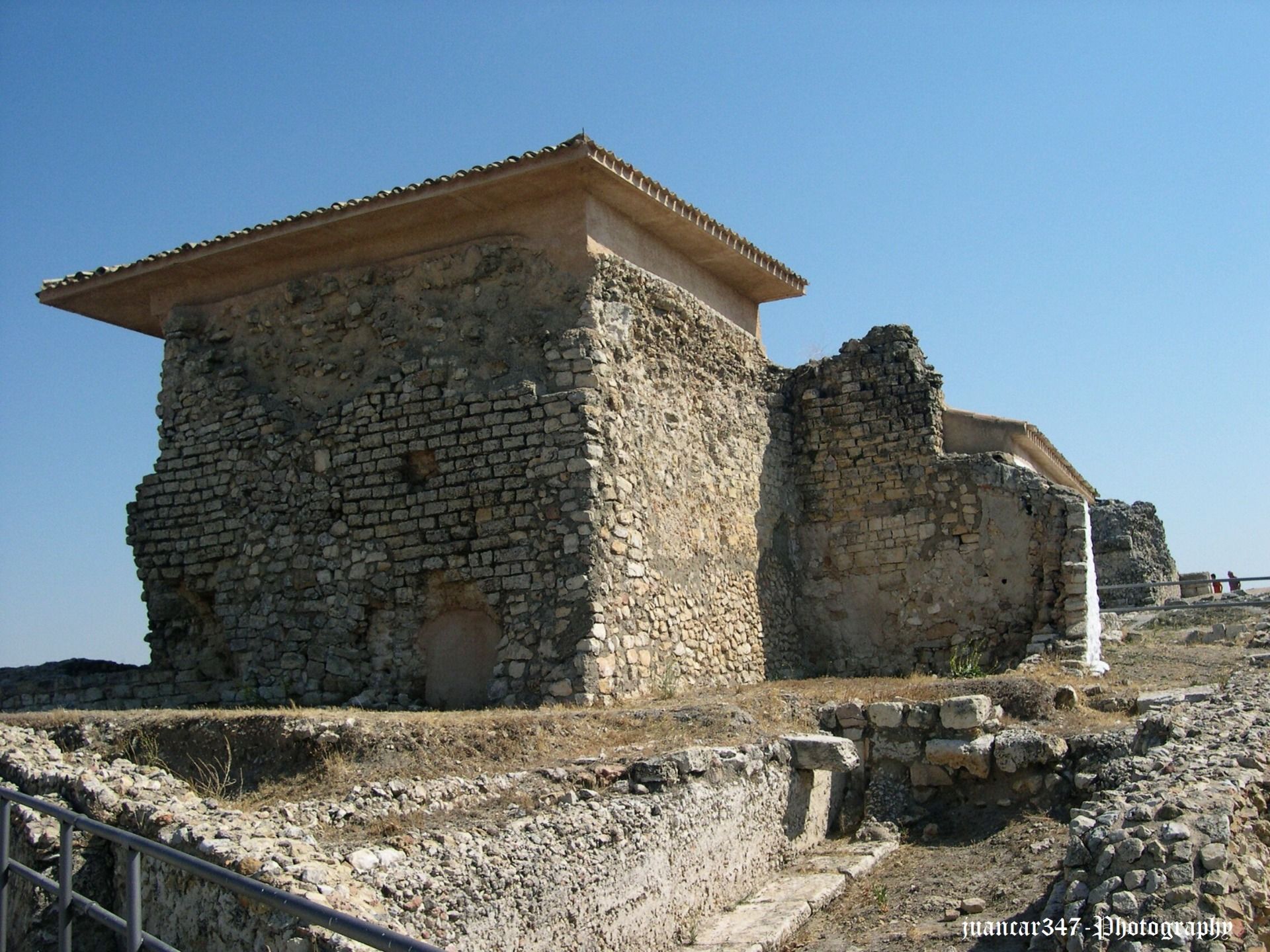Part of the building that housed the Thermal Baths
