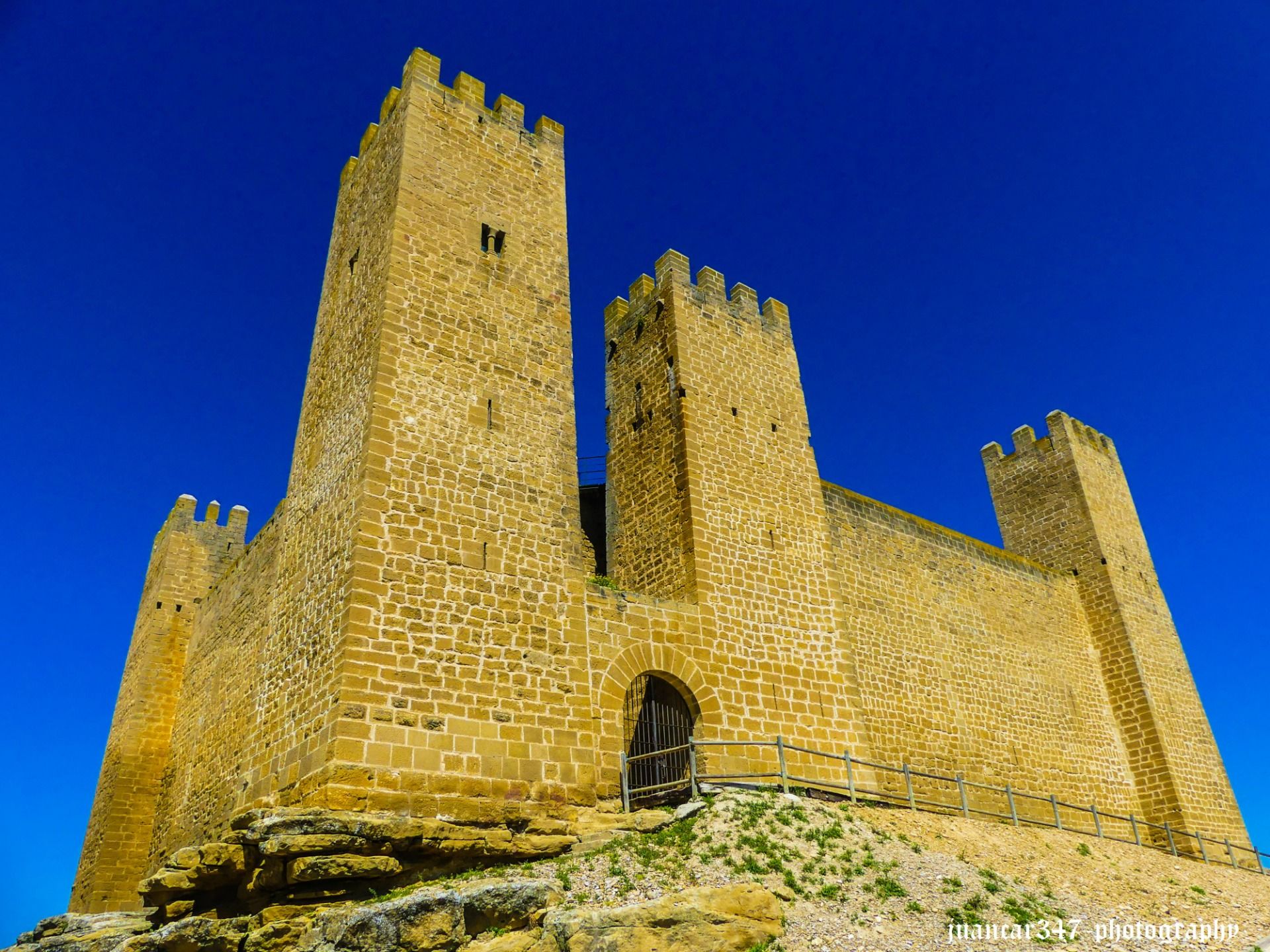 The medieval castle of Sadaba