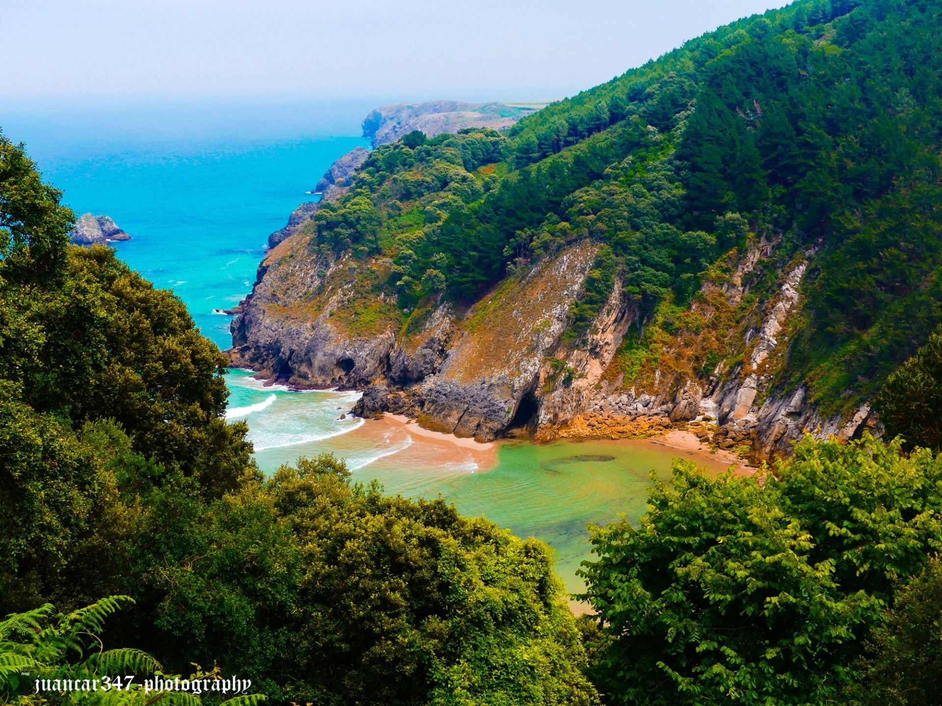 The lonely coasts of the Cantabrian Sea