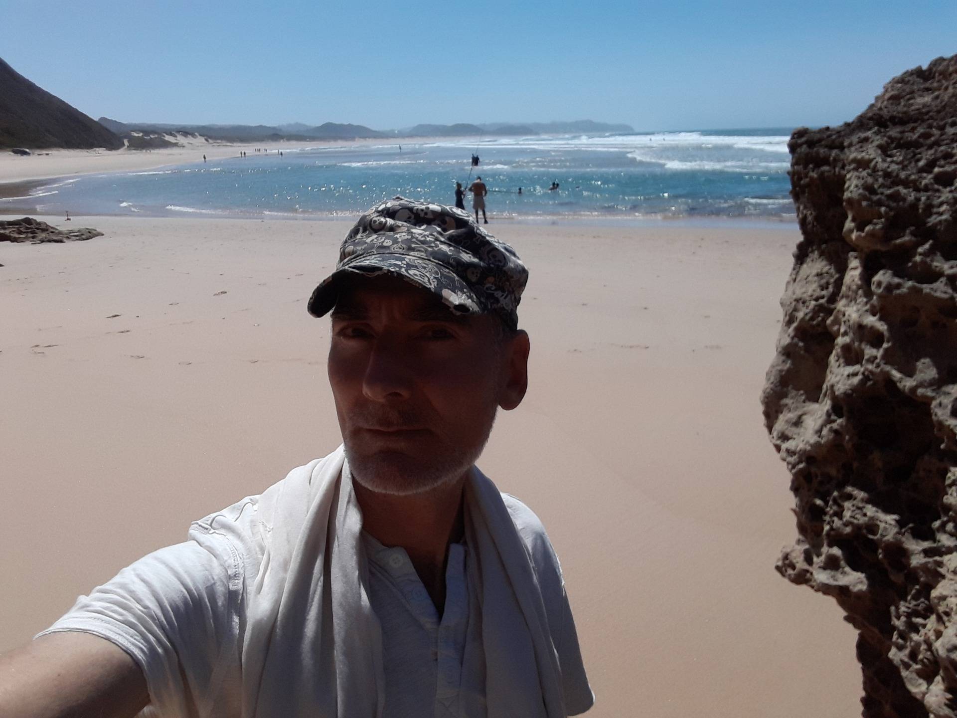 Exploring Gericke’s Point beach on the Garden Route south Cape coast of Africa 