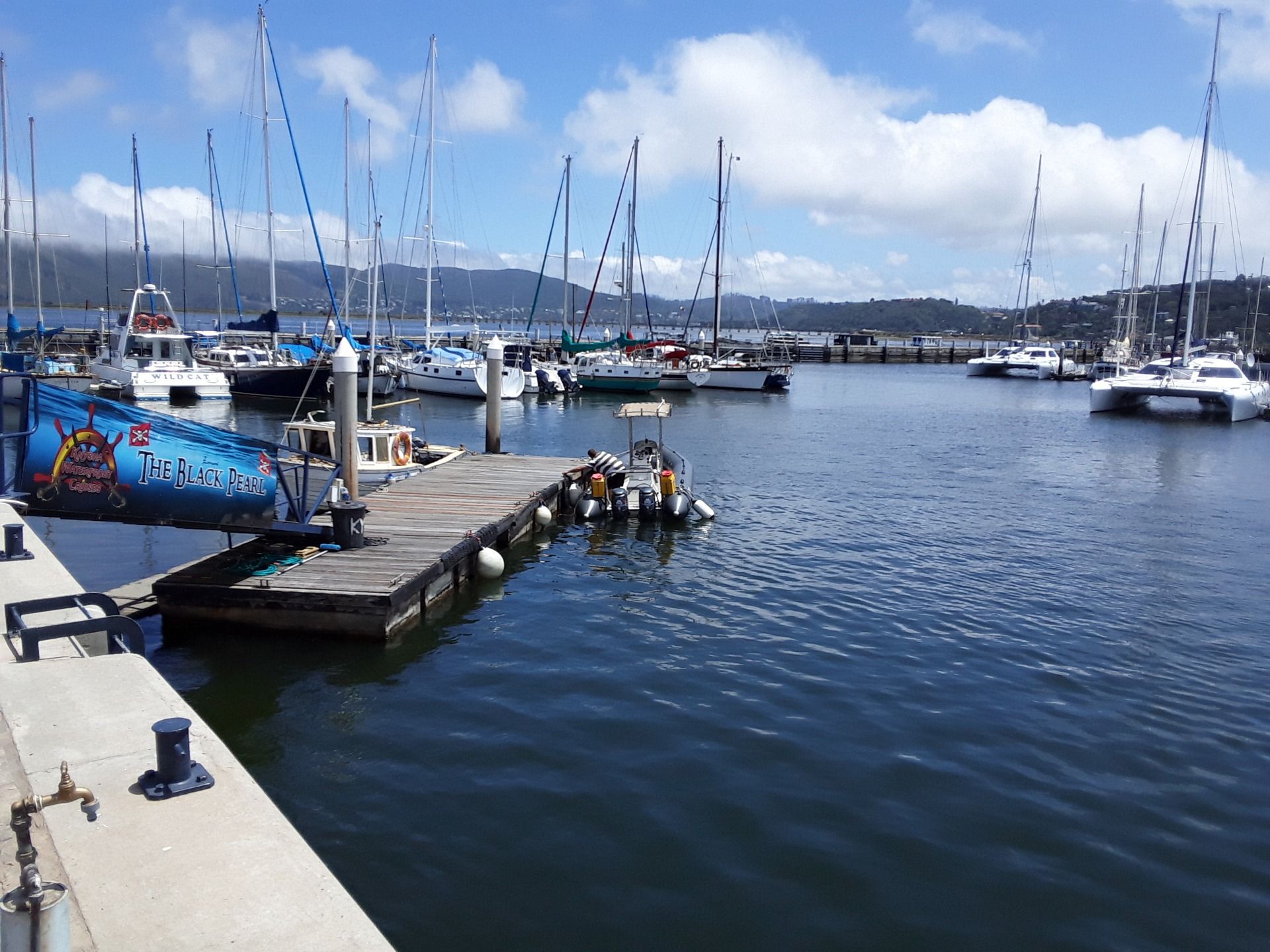 All aboard pirates, your ship is about to sail from Knysna quay