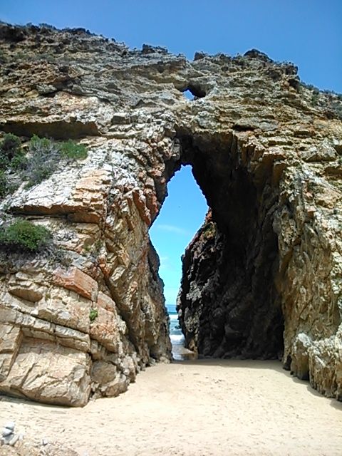 Arch Rock also called Cathedral Rock - a supremely inspiring naturally sculpted rock formation to impress any global traveler