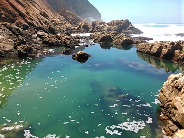 Magical rock pools and hidden caves on the south Cape coast of Africa