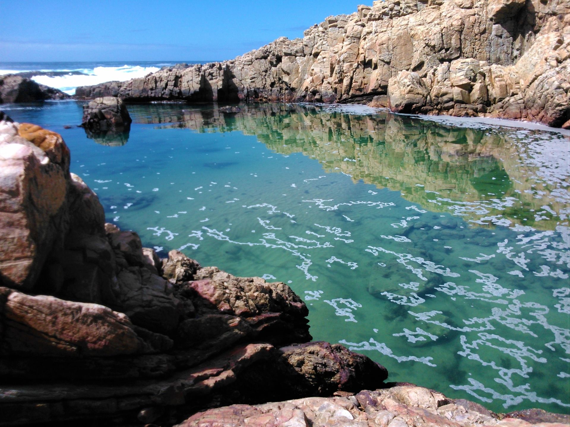Cool transparent blues and aquamarine shades to remind you of what bliss looks like on a warm sunny day.