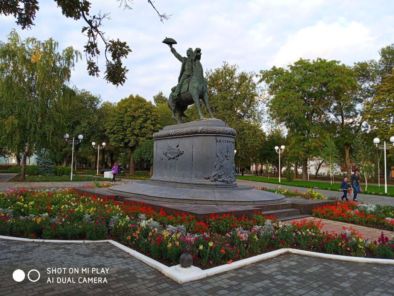 Monument to the winner Suvorov in Izmail