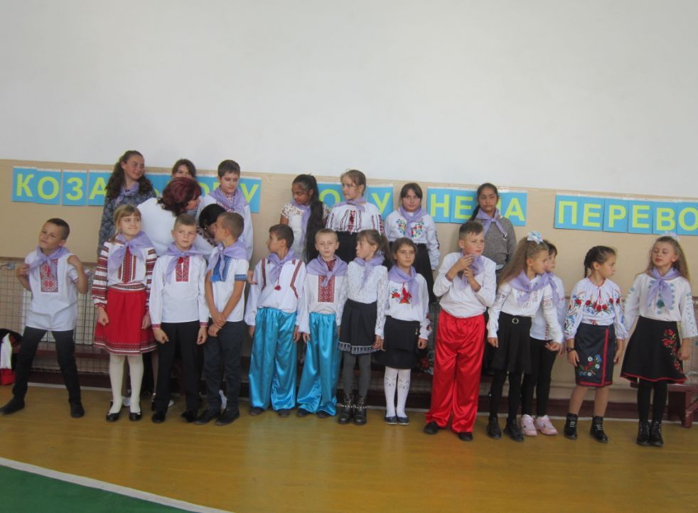 Dedication to the Cossack at school number 4 in Podolsk (Kotovsk)