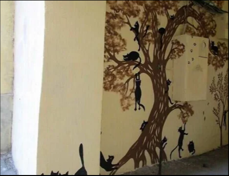 A real Odessa cat yard