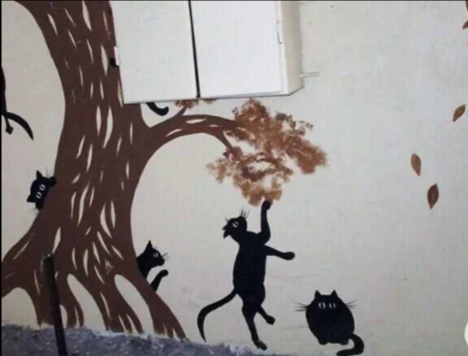 A real Odessa cat yard on Spiridonovskaya