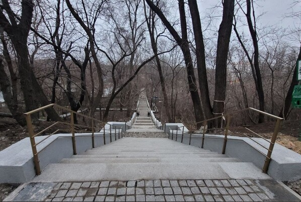 Cadet staircase in Odessa: a feature of the attraction