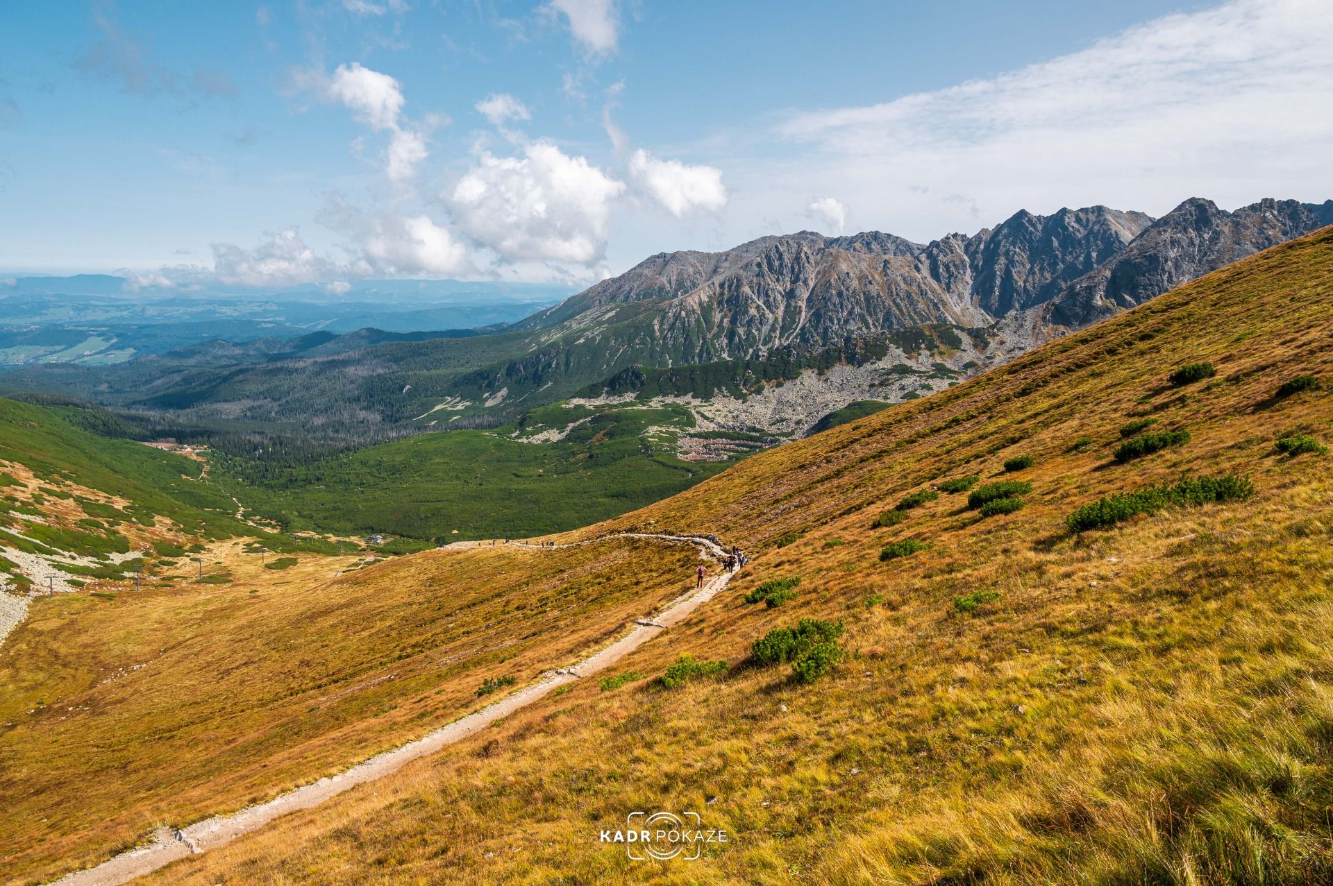 Tatry Wysokie i Dolina Gąsienicowa.
