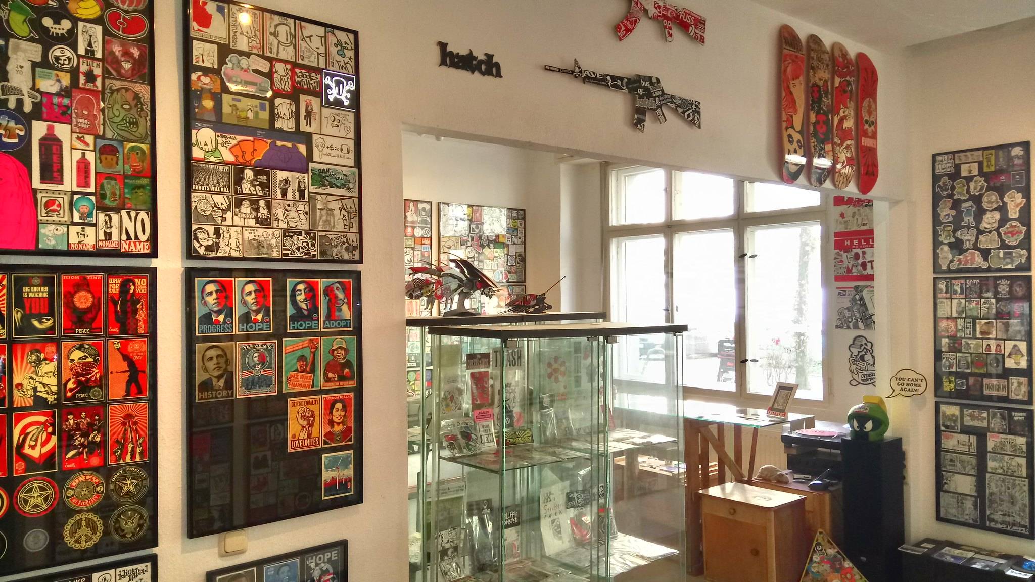  the permanent exhibition of the sticker museum in berlin