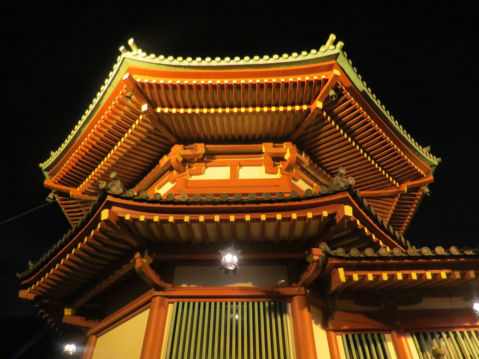 Night tour of the Buddhist Shinobazunoike Bentendo Temple in Tokyo