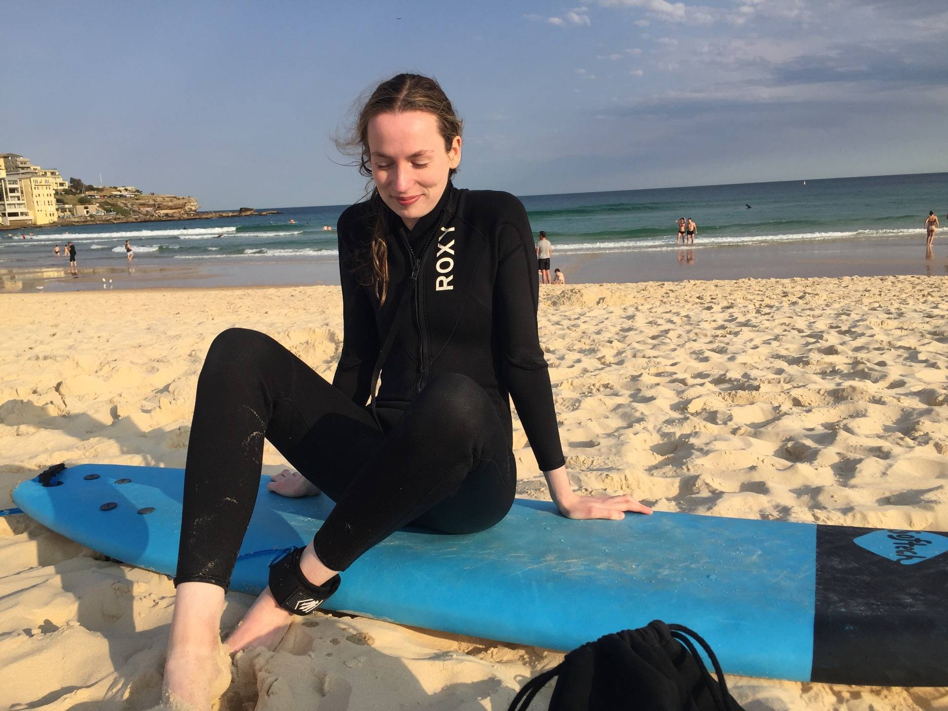 Our first Time Surfing at Bondi Beach