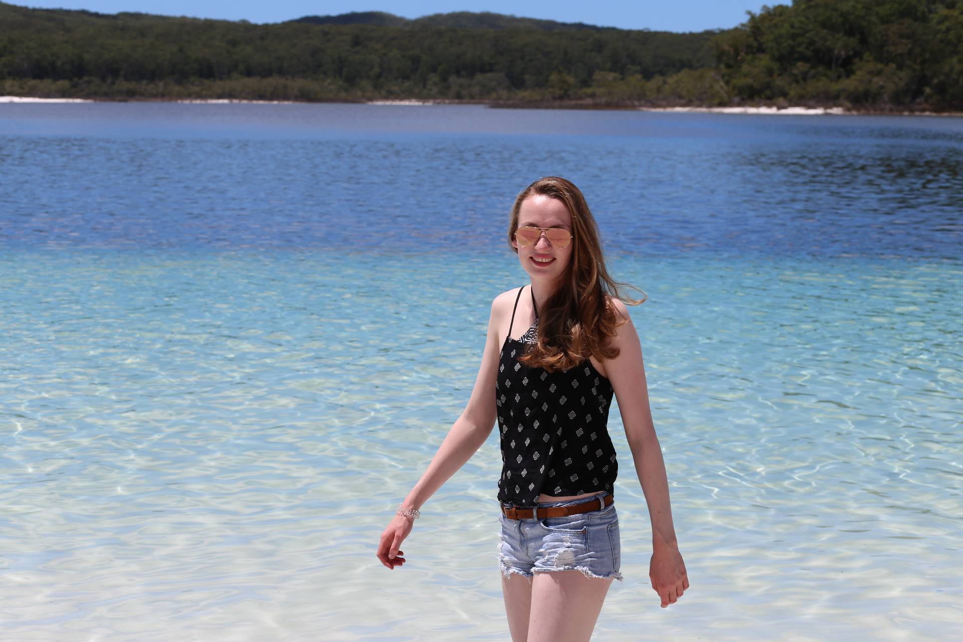 Greatest sight on our Fraser Island Tour: Lake McKenzie